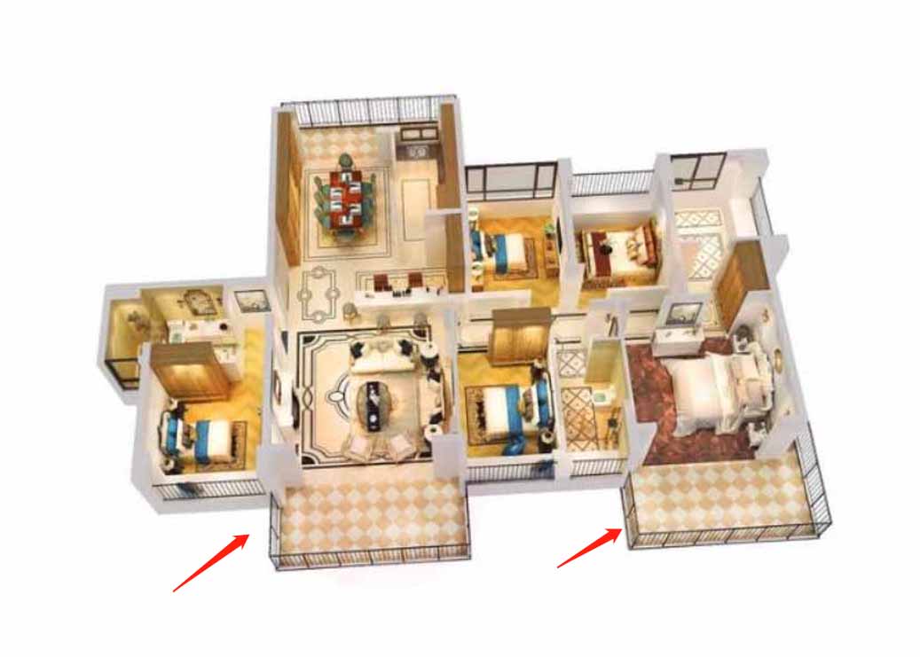 阳台全铝家具05